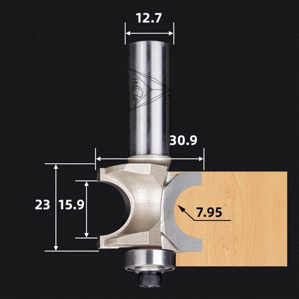 CHP0607 - Bull Nose Radius Router Bit