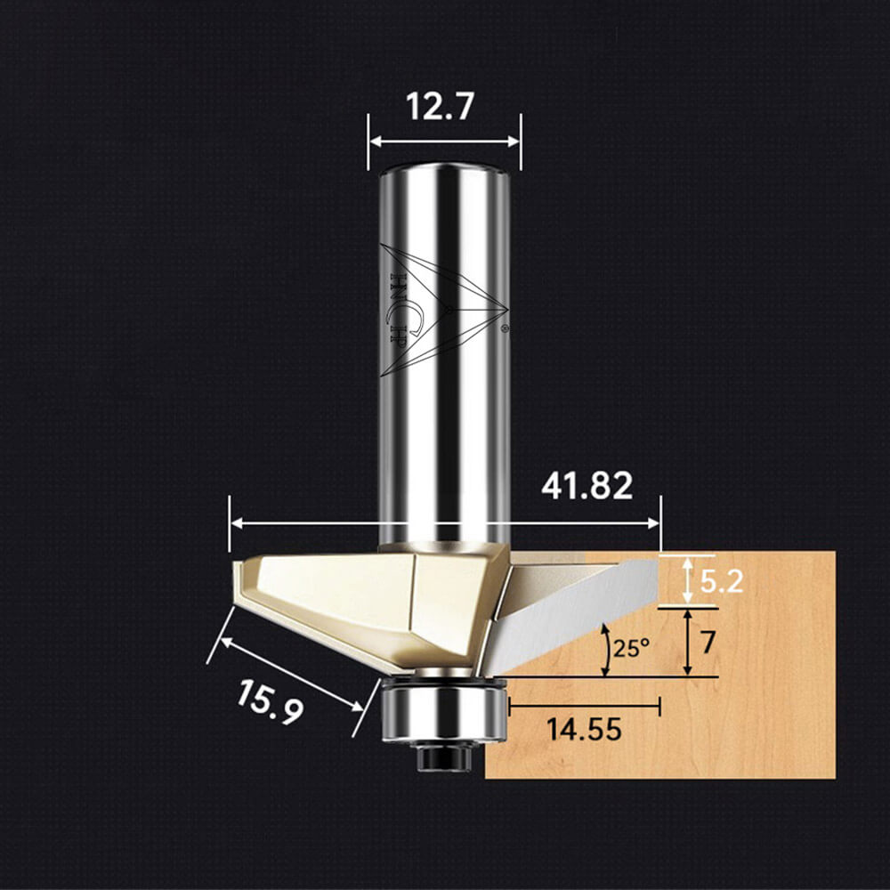 CHP0202 - Horse Nose Router Bit (Professional Grade)