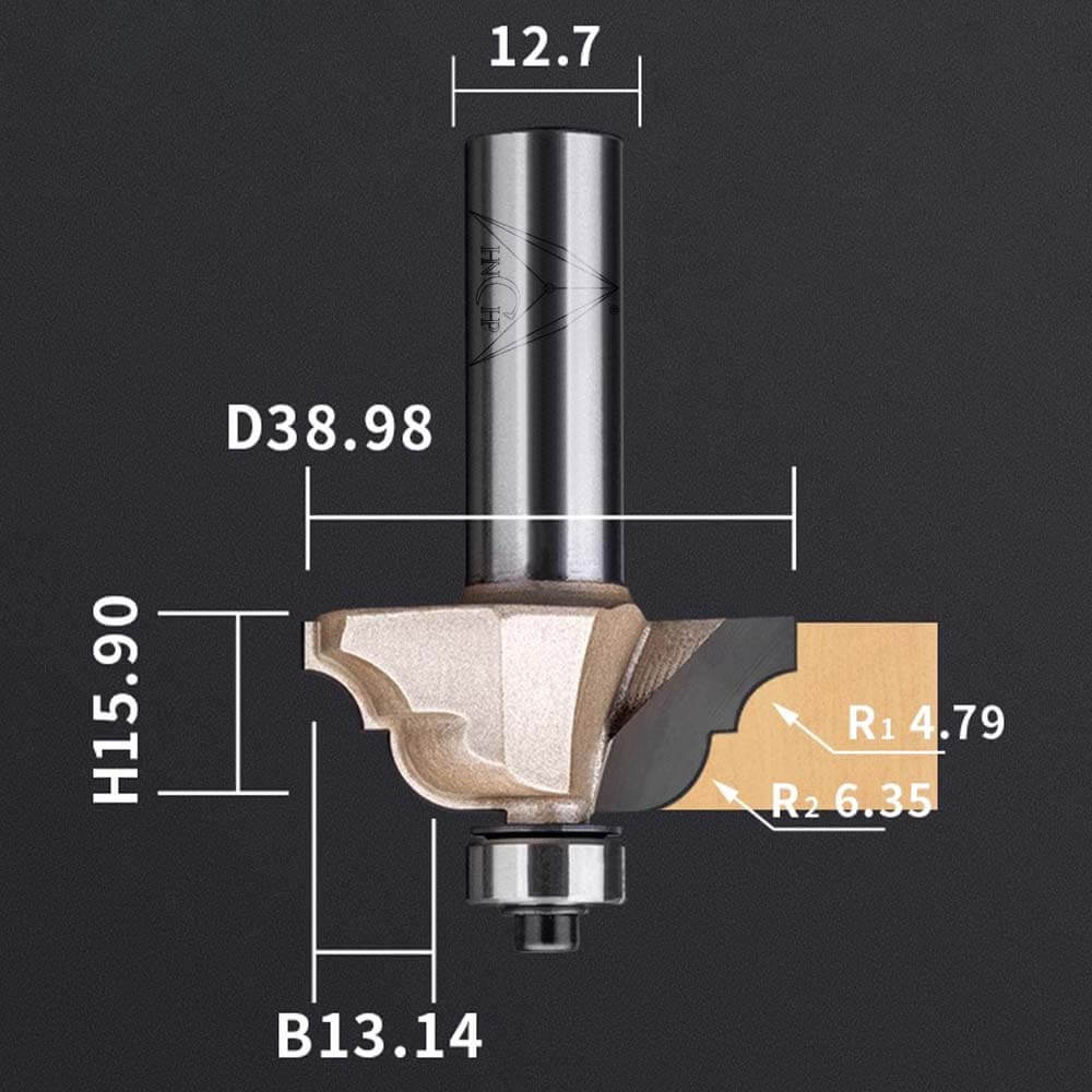 CHP0811 - Classical Ogee Molding Router Bit (Professional Grade)