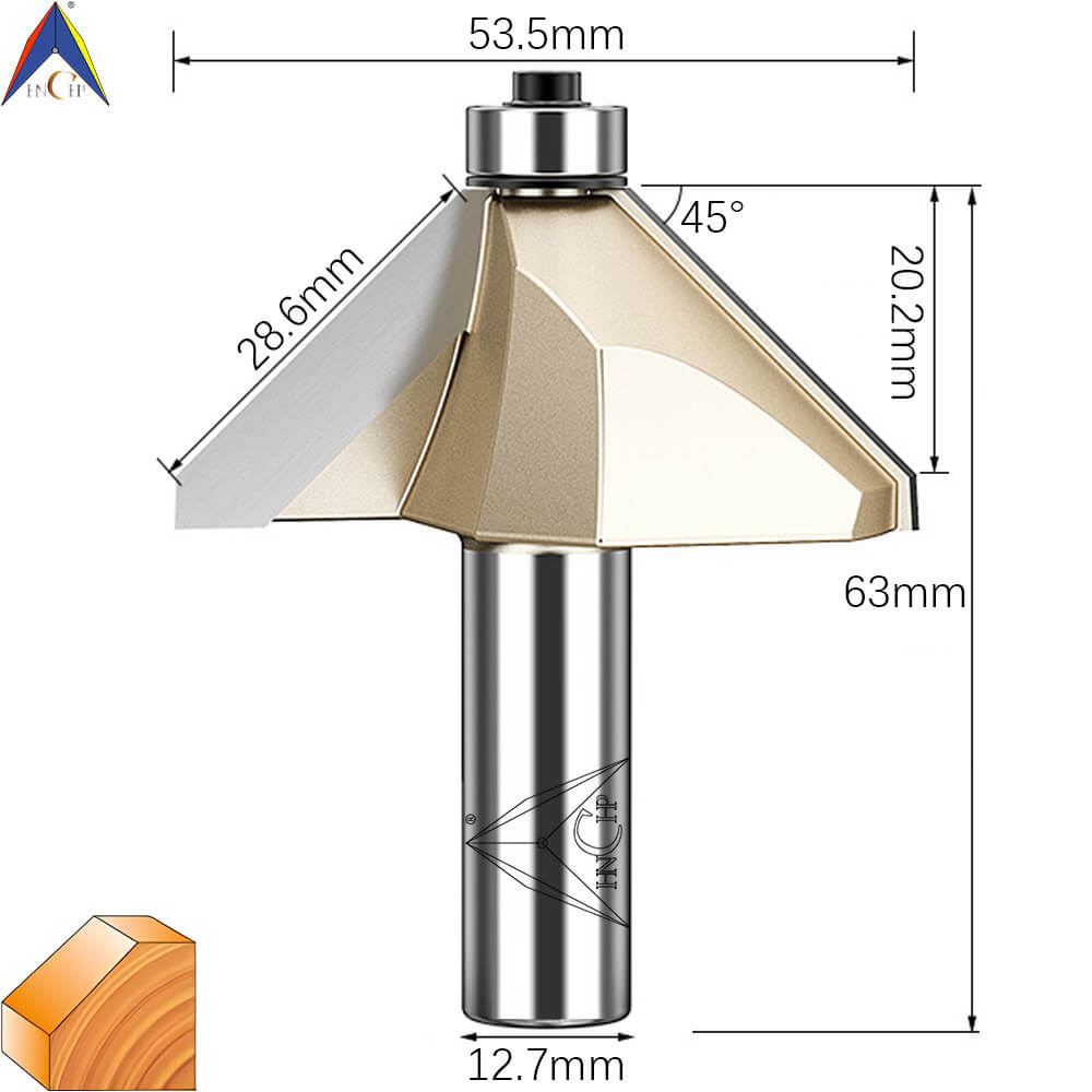 CHP0203 - 45° Chamfer Router Bit (Professional Grade)