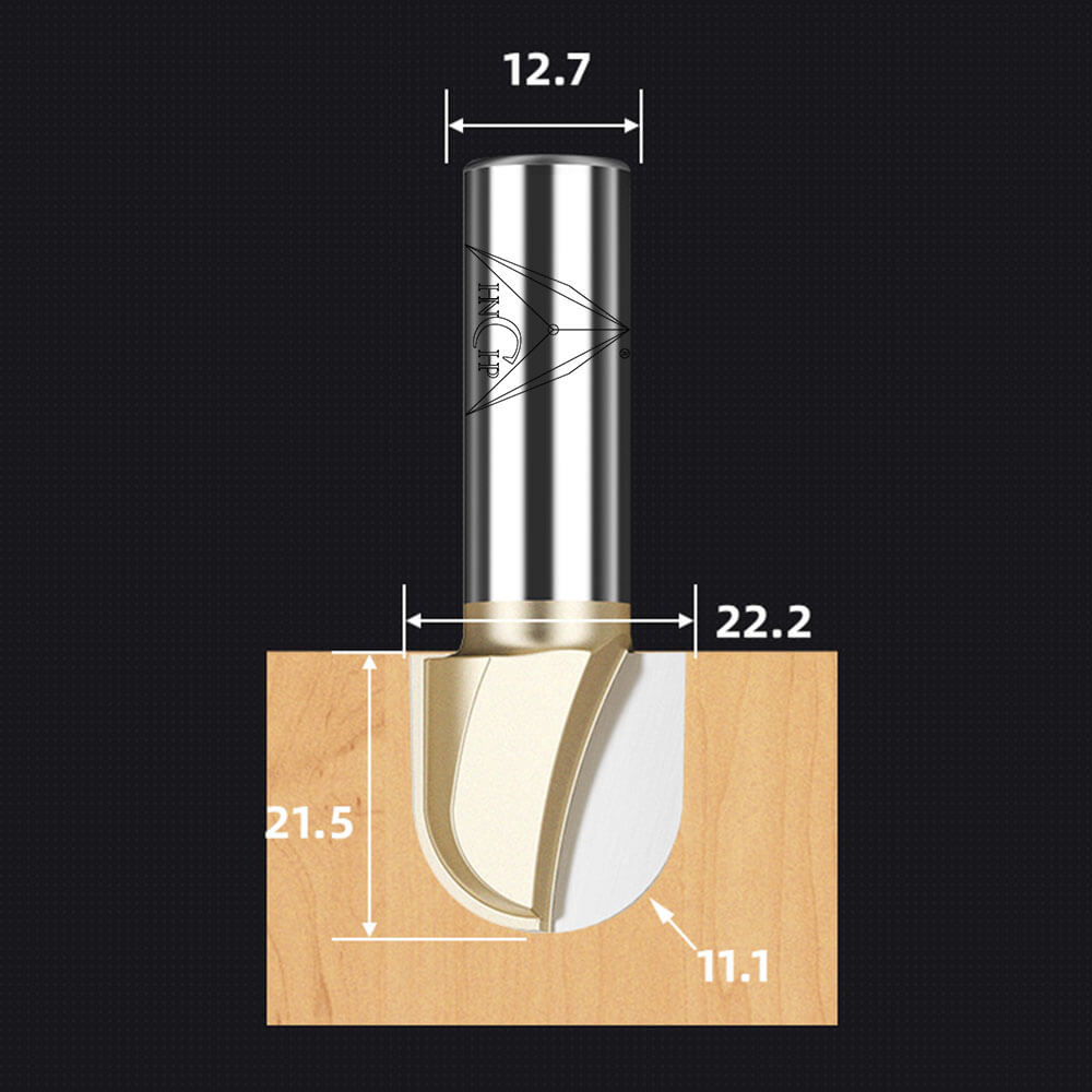 CHP0504 - Round Nose Router Bit