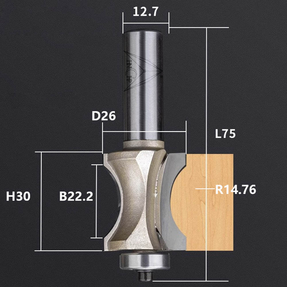 CHP0604 - Finger Nail Type Router Bit (Professional Grade)