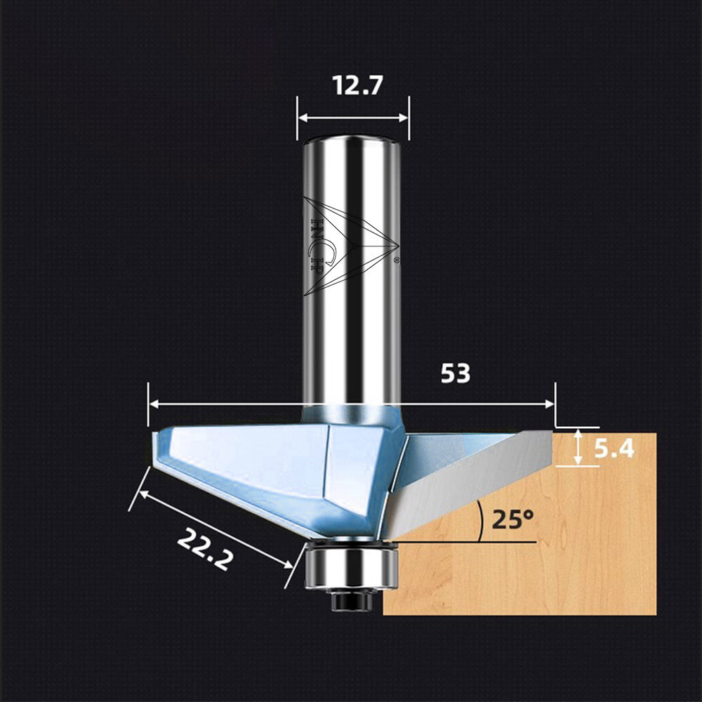 CHP0202 - Horse Nose Router Bit (Industrial Grade)