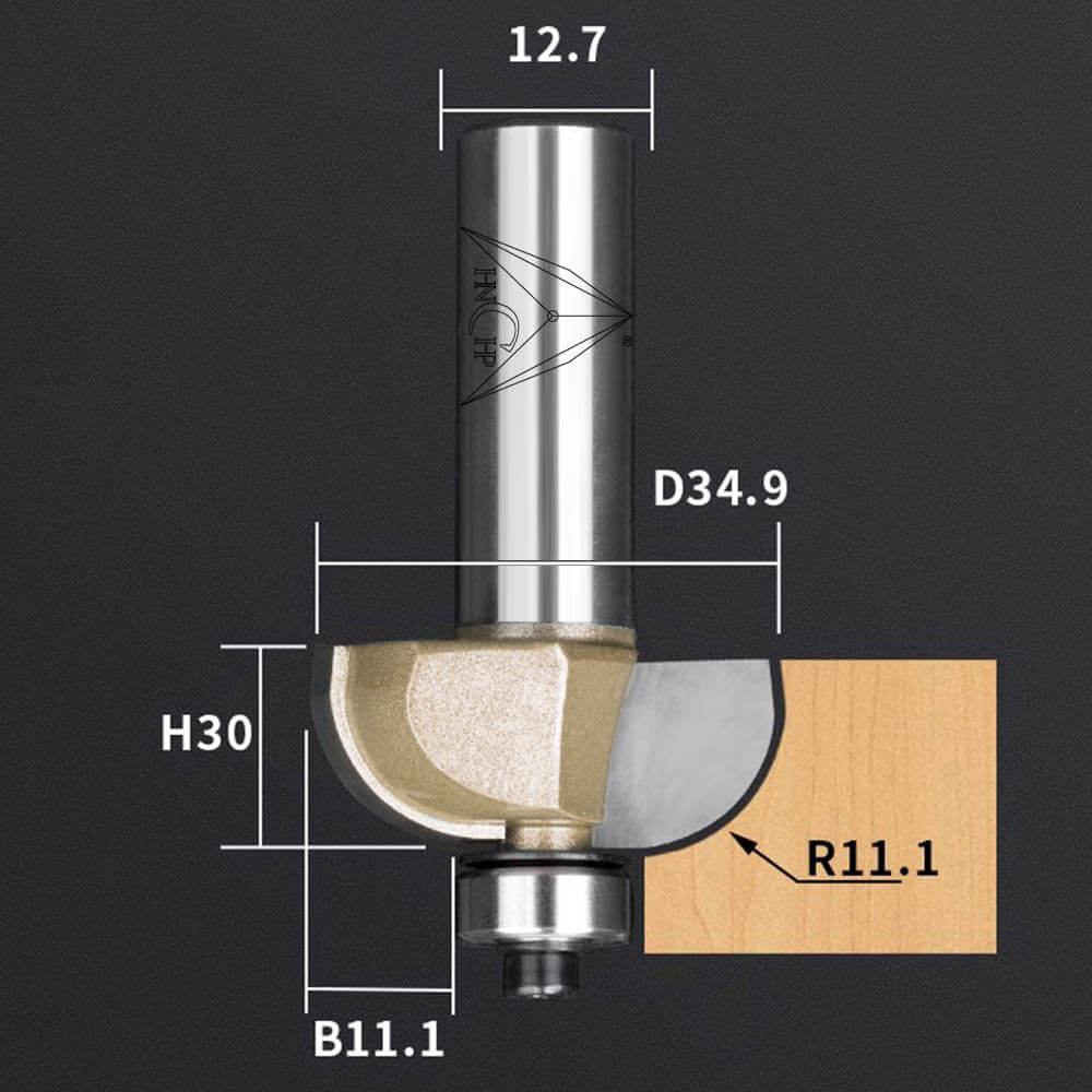 CHP0702 - Cove Router Bit (Professional Grade)