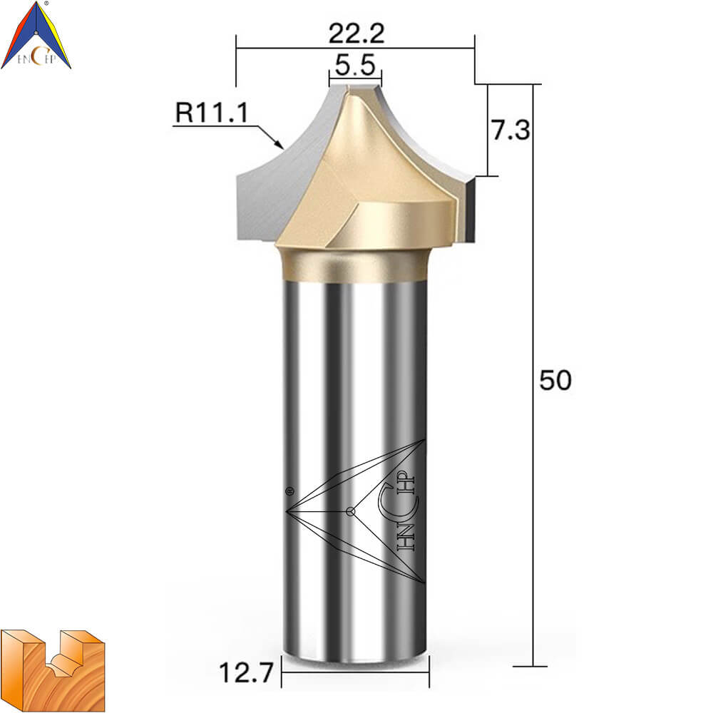 CHP0401 - Open End Carving Router Bit (Professional Grade)