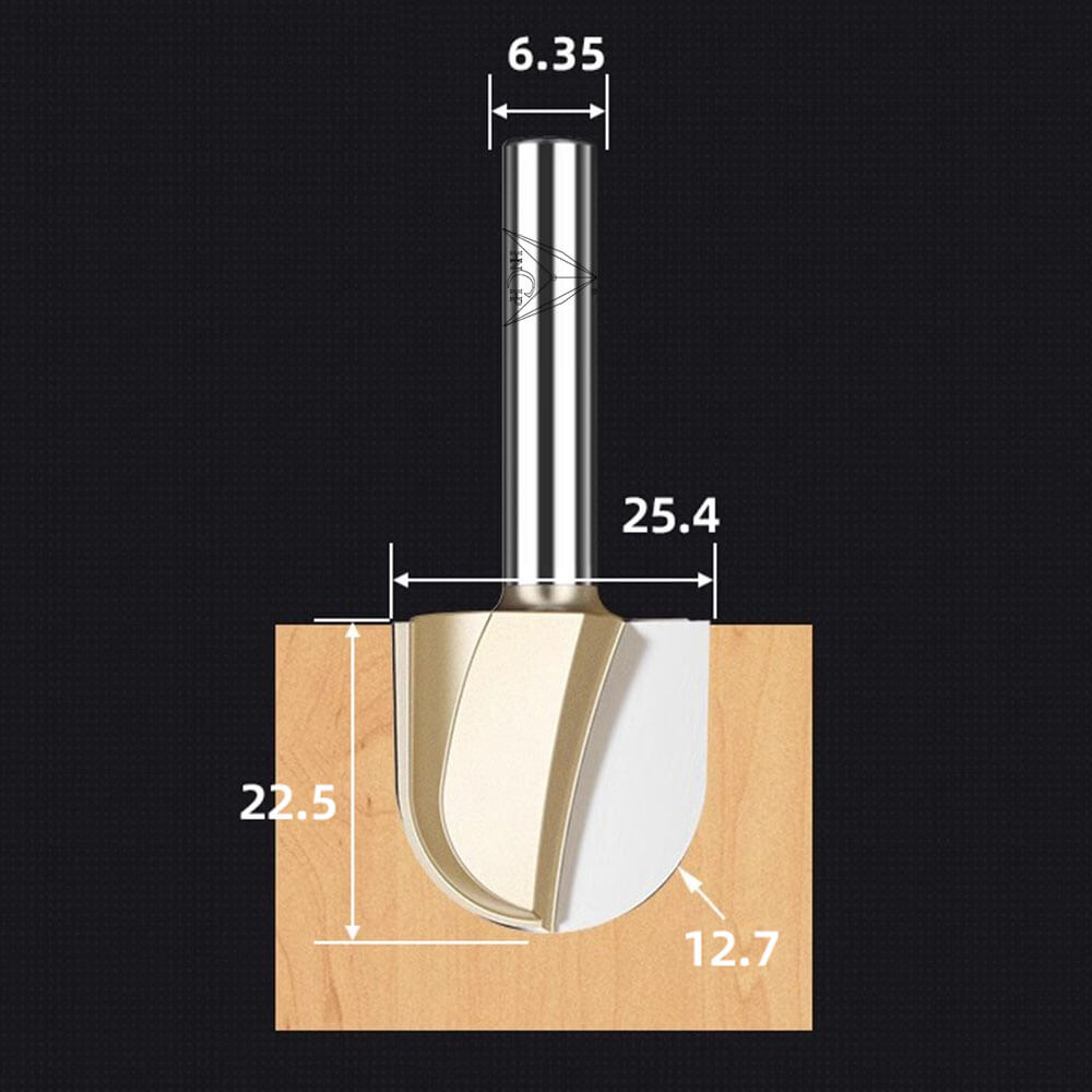 CHP0504 - Round Nose Router Bit