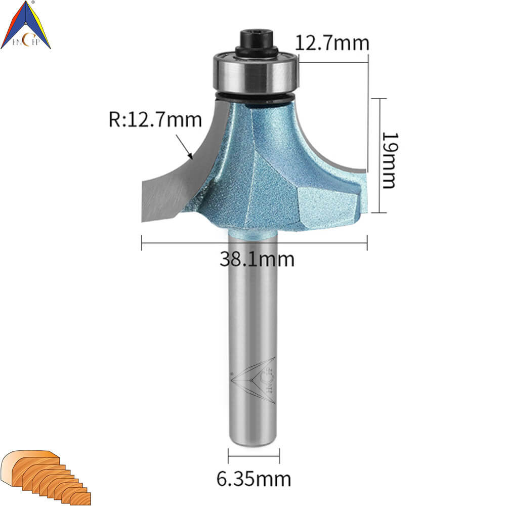CHP0602 - Bearing Guided Roundover Router Bit (Industrial Grade)