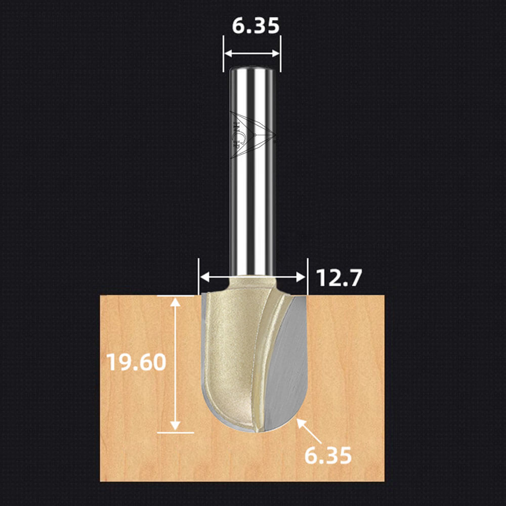 CHP0504 - Round Nose Router Bit