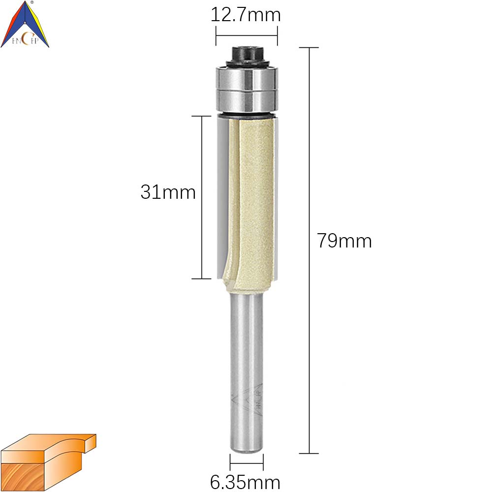 CHP0213 - Flush Trim Router Bit With Two Bearings