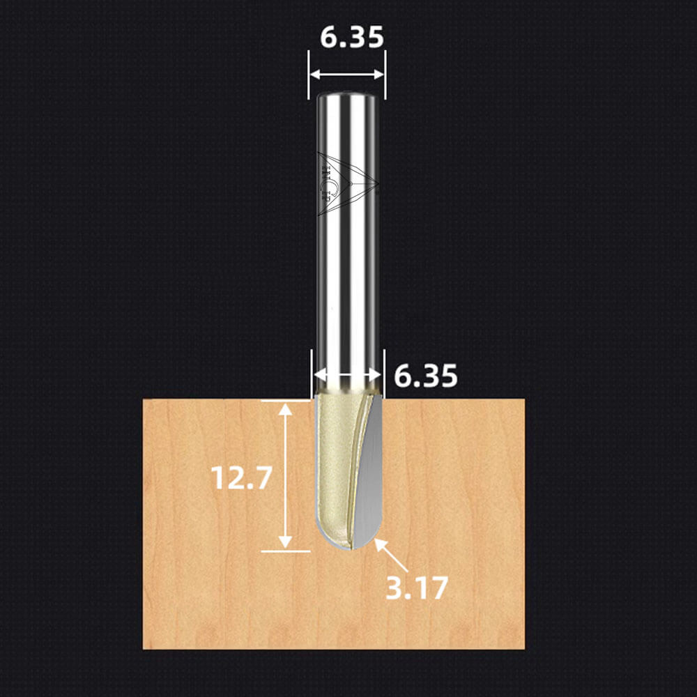 CHP0504 - Round Nose Router Bit