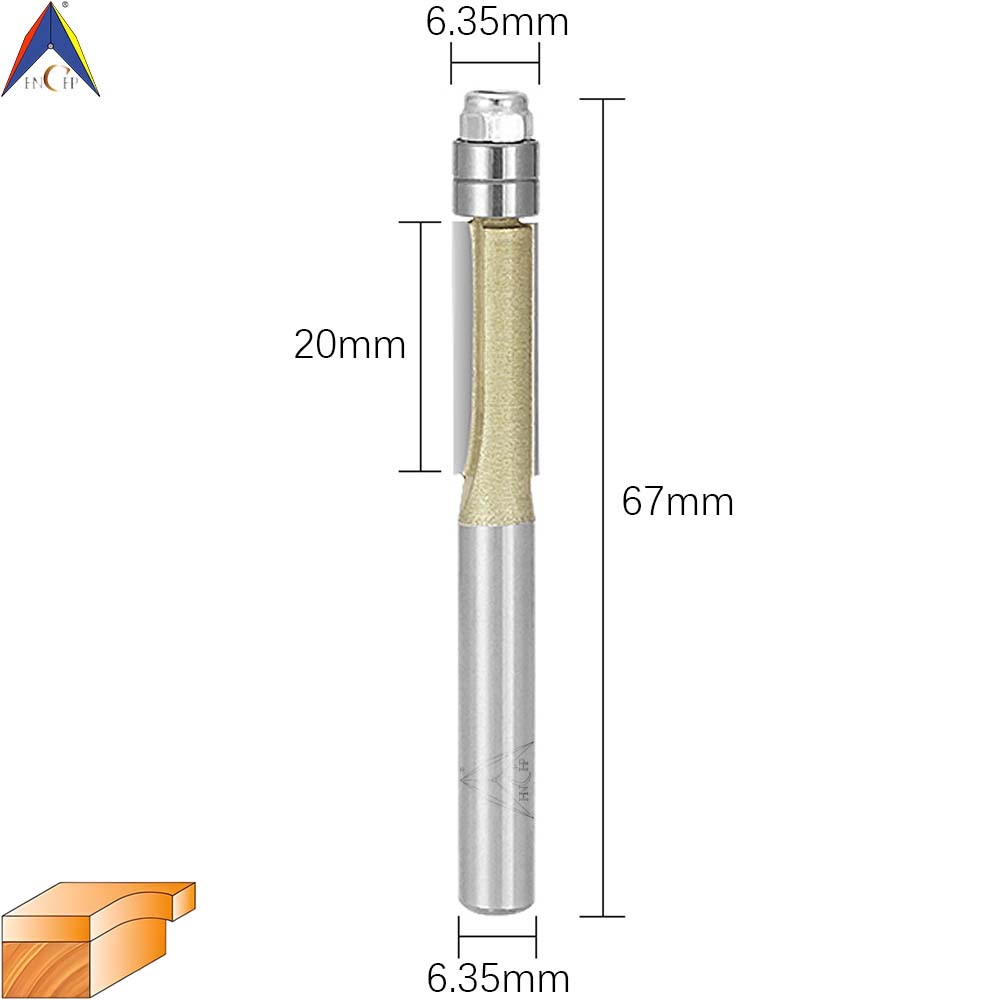 CHP0213 - Flush Trim Router Bit With Two Bearings