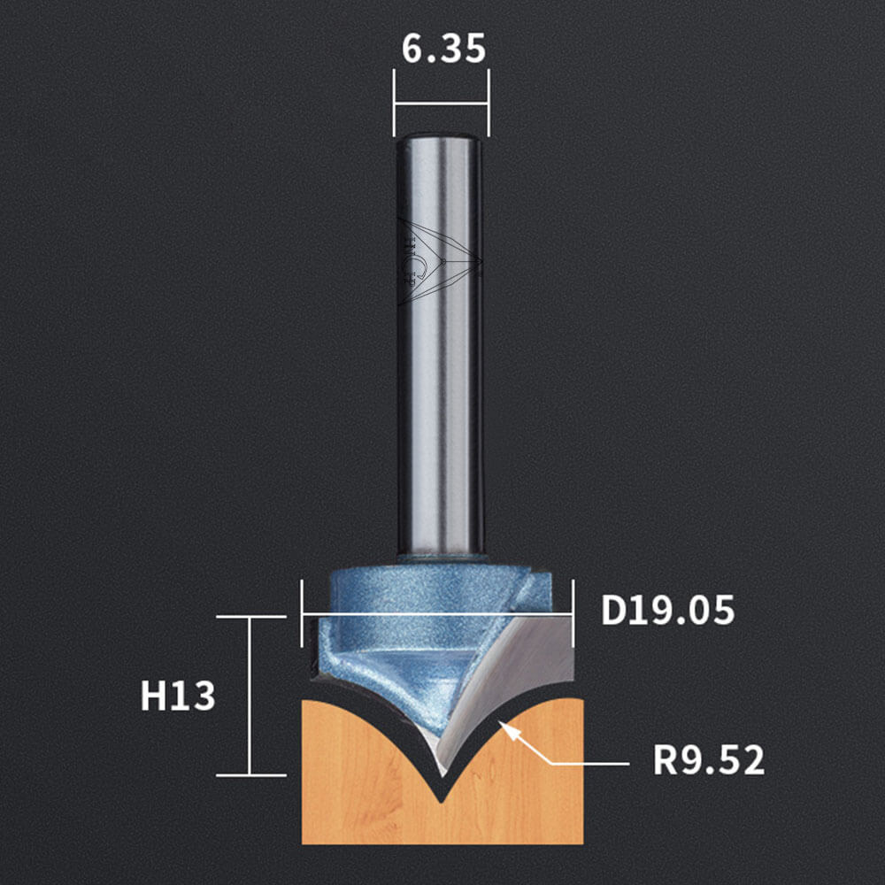 CHP0405 - Carving Router Bit (Industrial Grade)