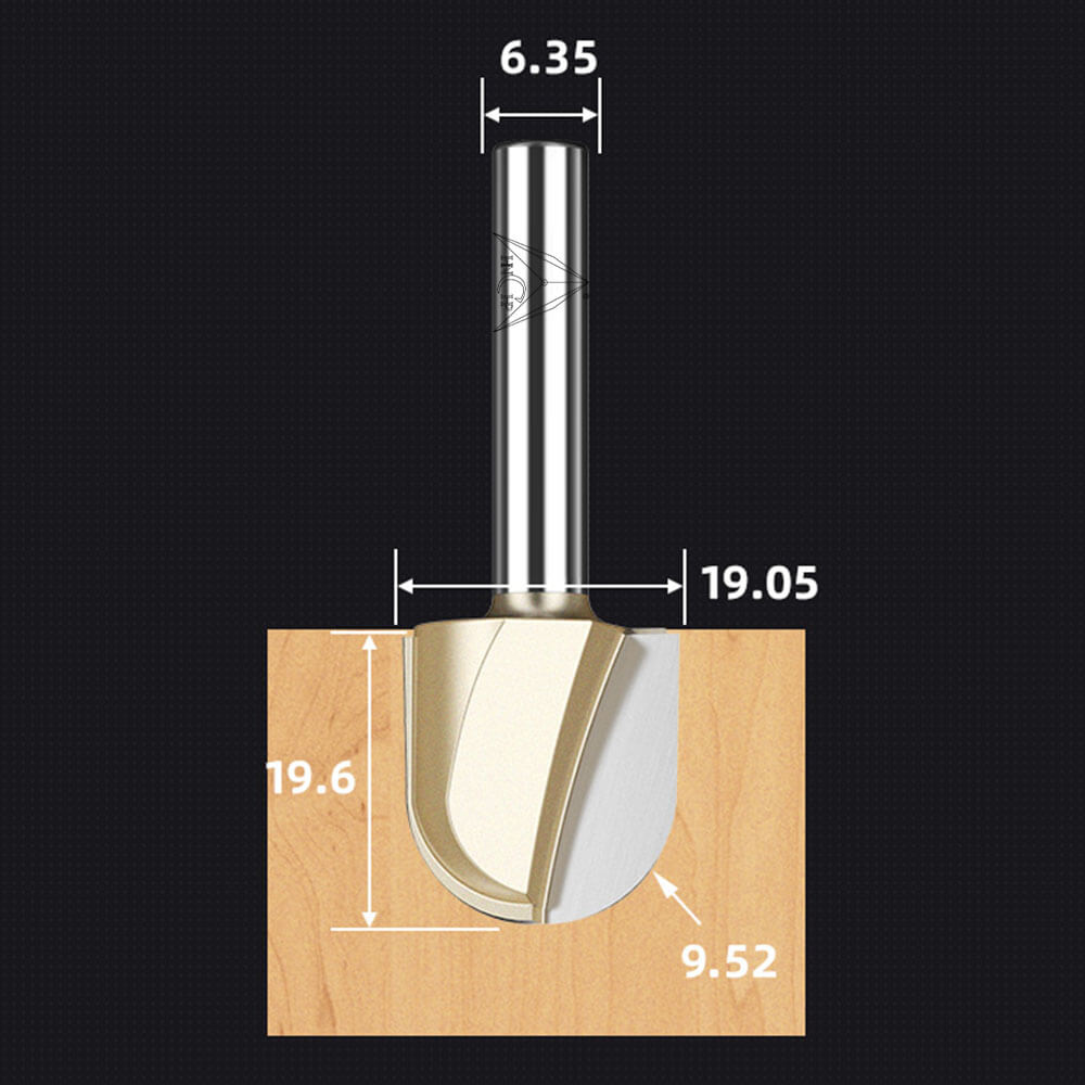 CHP0504 - Round Nose Router Bit