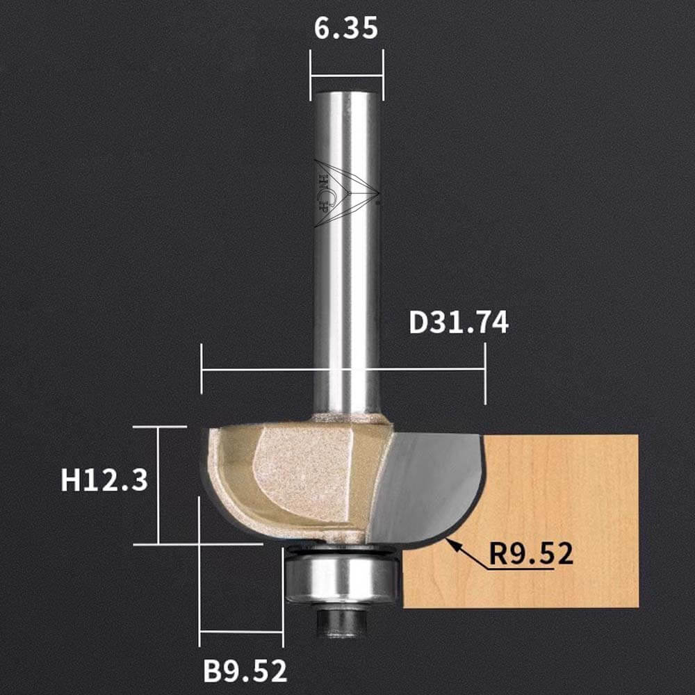 CHP0702 - Cove Router Bit (Professional Grade)
