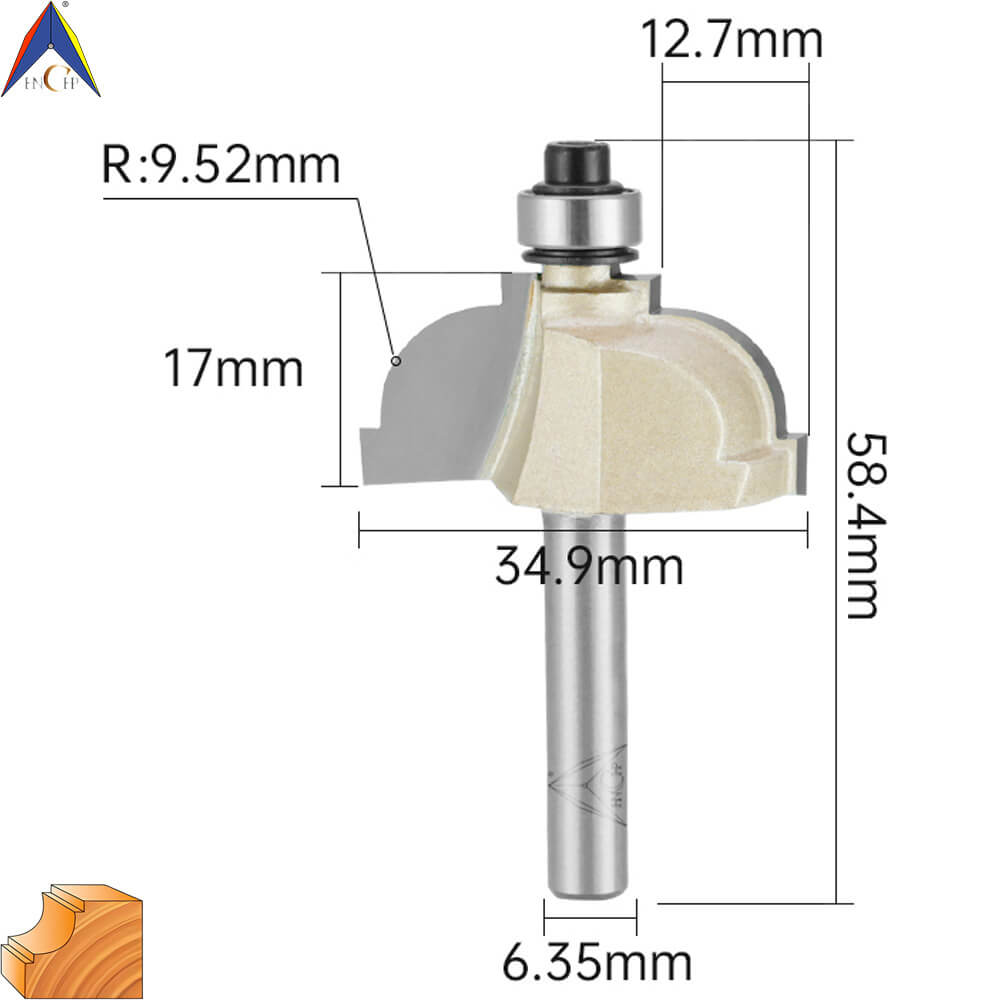 CHP0703 - Classical Cove Router Bit
