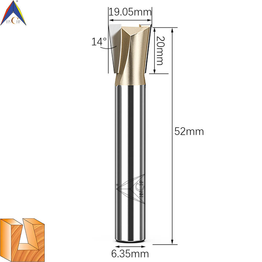 CHP0303 - Dovetail Router Bit (Professional Grade)