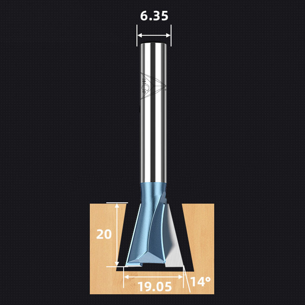 CHP0303 - Dovetail Router Bit (Industrial Grade)