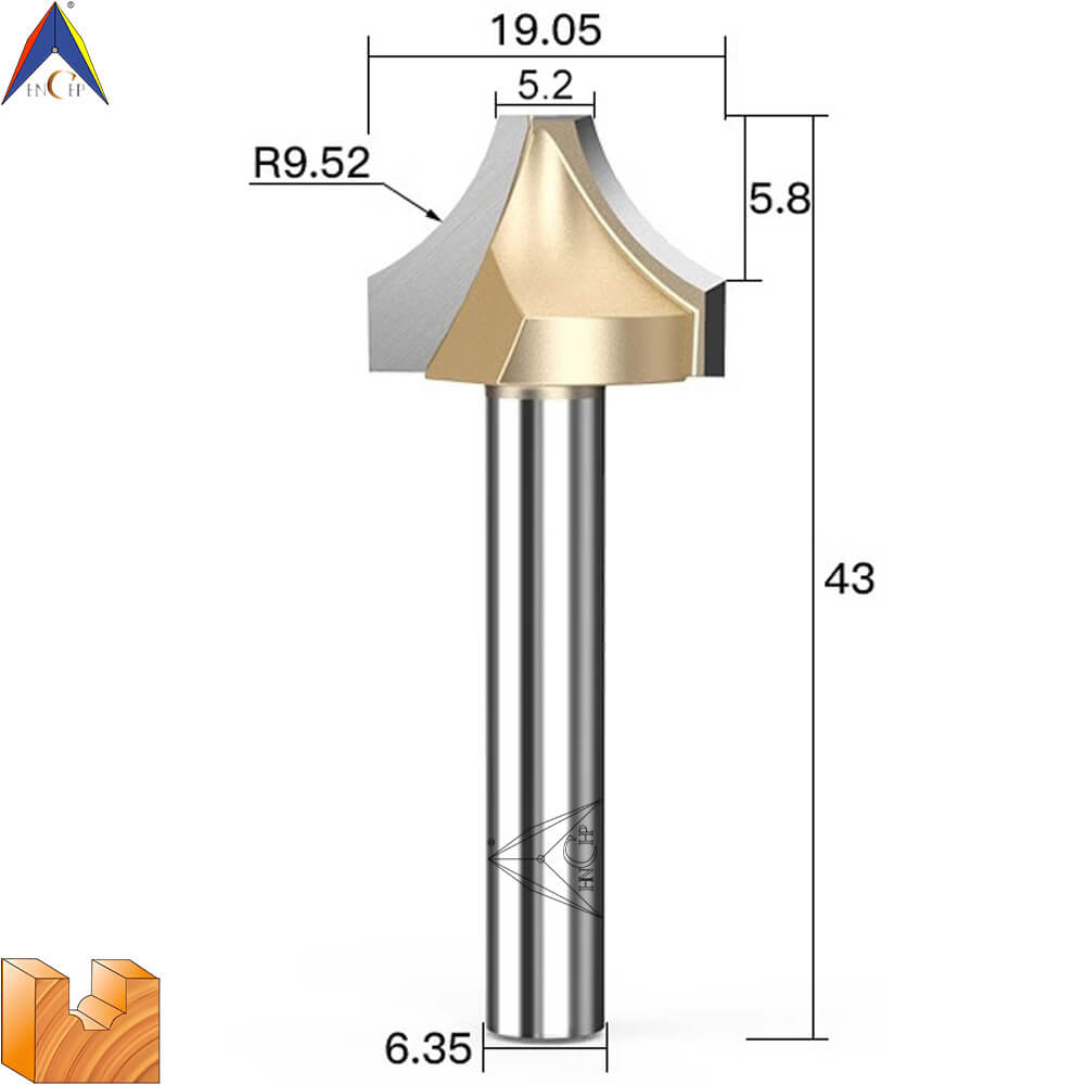 CHP0401 - Open End Carving Router Bit (Professional Grade)