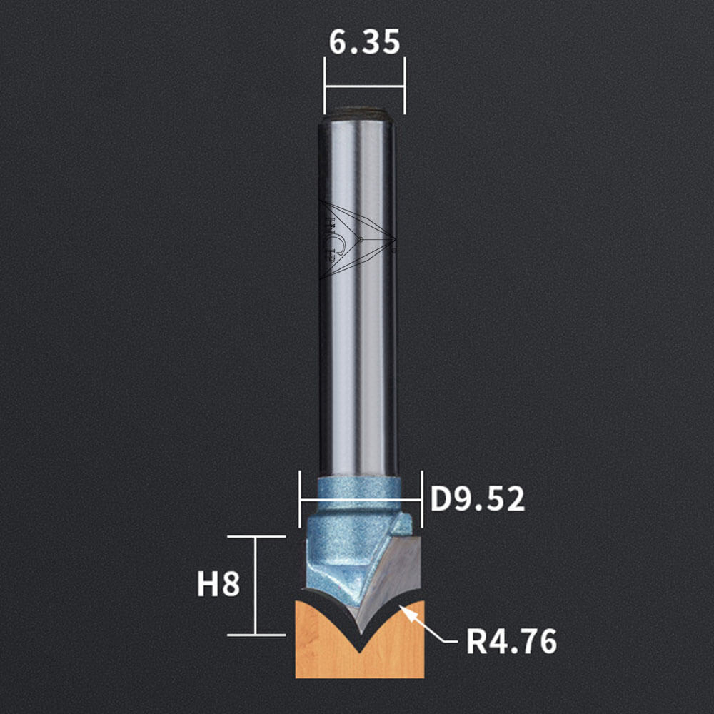 CHP0405 - Carving Router Bit (Industrial Grade)