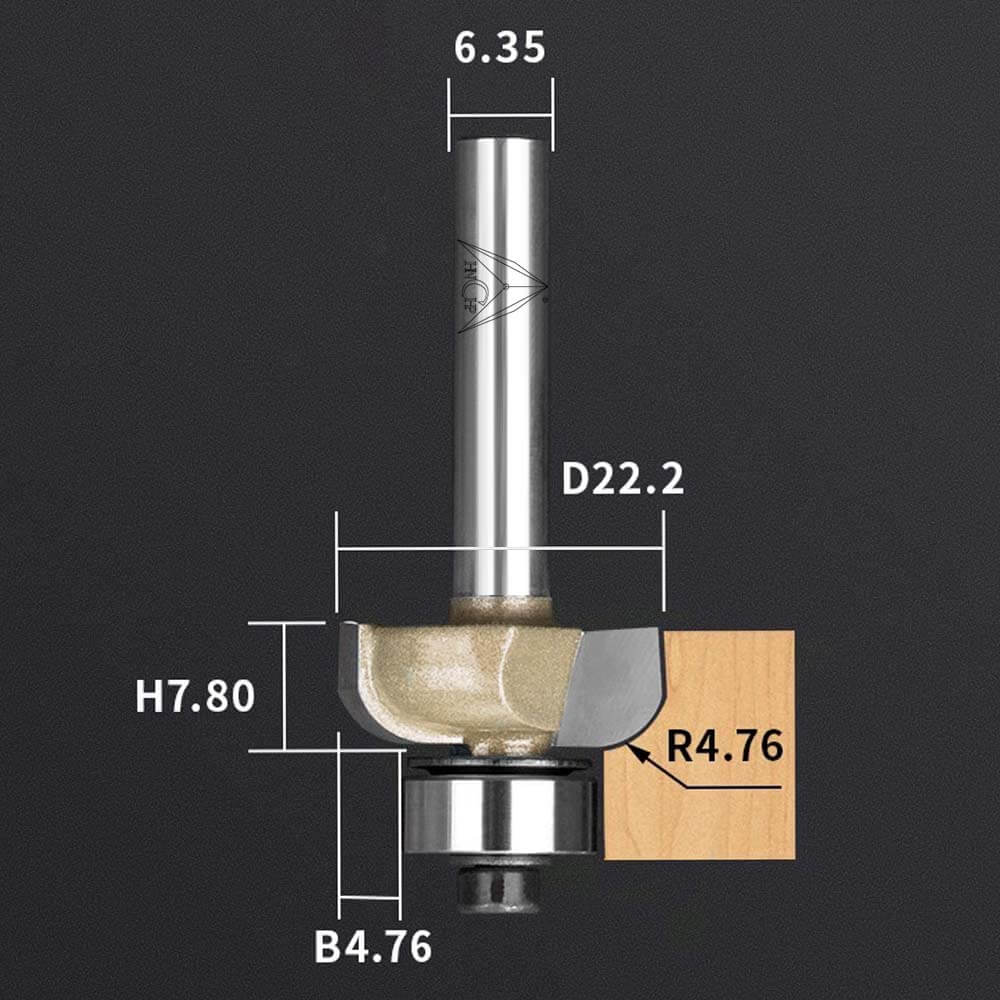 CHP0702 - Cove Router Bit (Professional Grade)