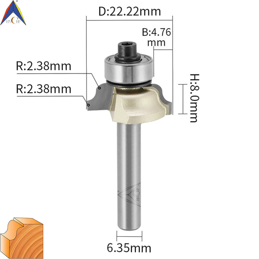 CHP0801 - Roman Ogee Router Bit