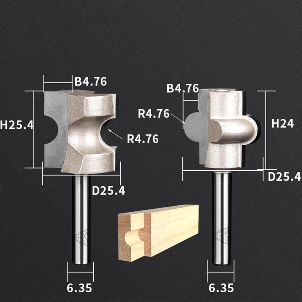 CHP1709 - Glue Joint Router Bit Set
