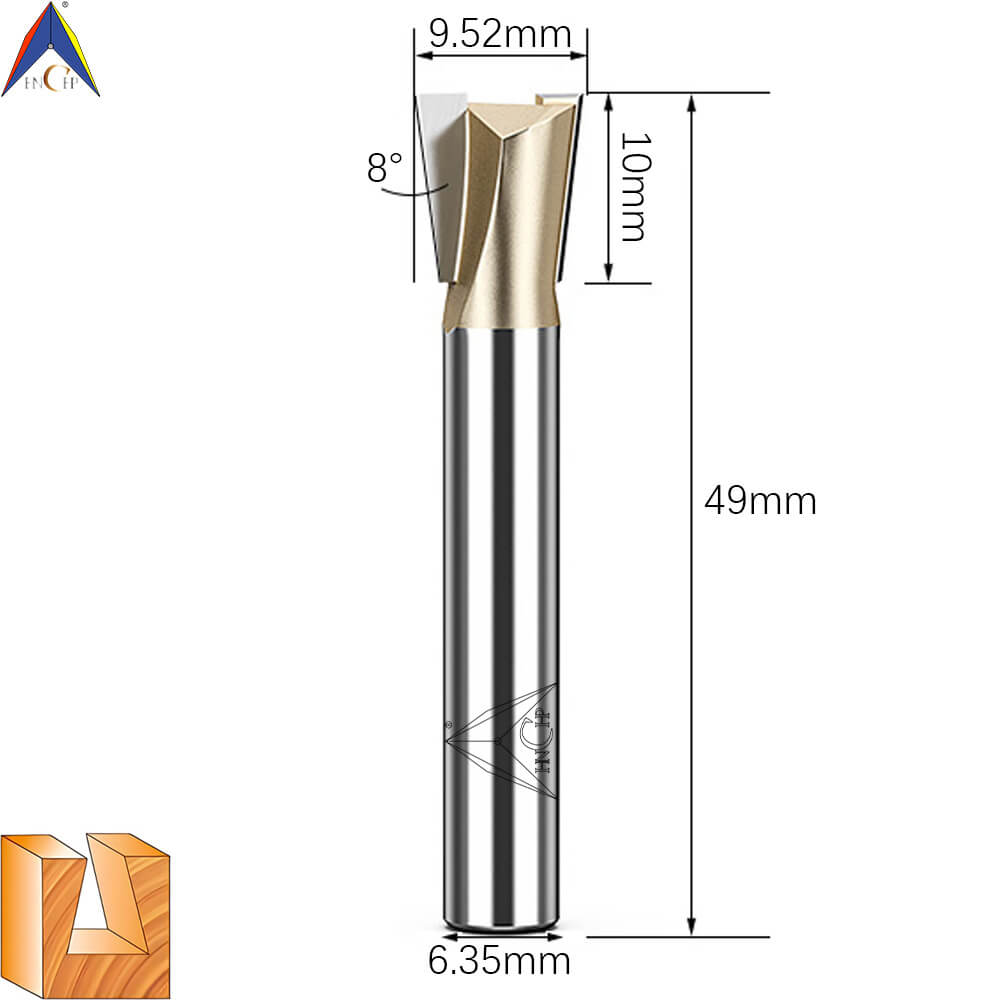 CHP0303 - Dovetail Router Bit (Professional Grade)