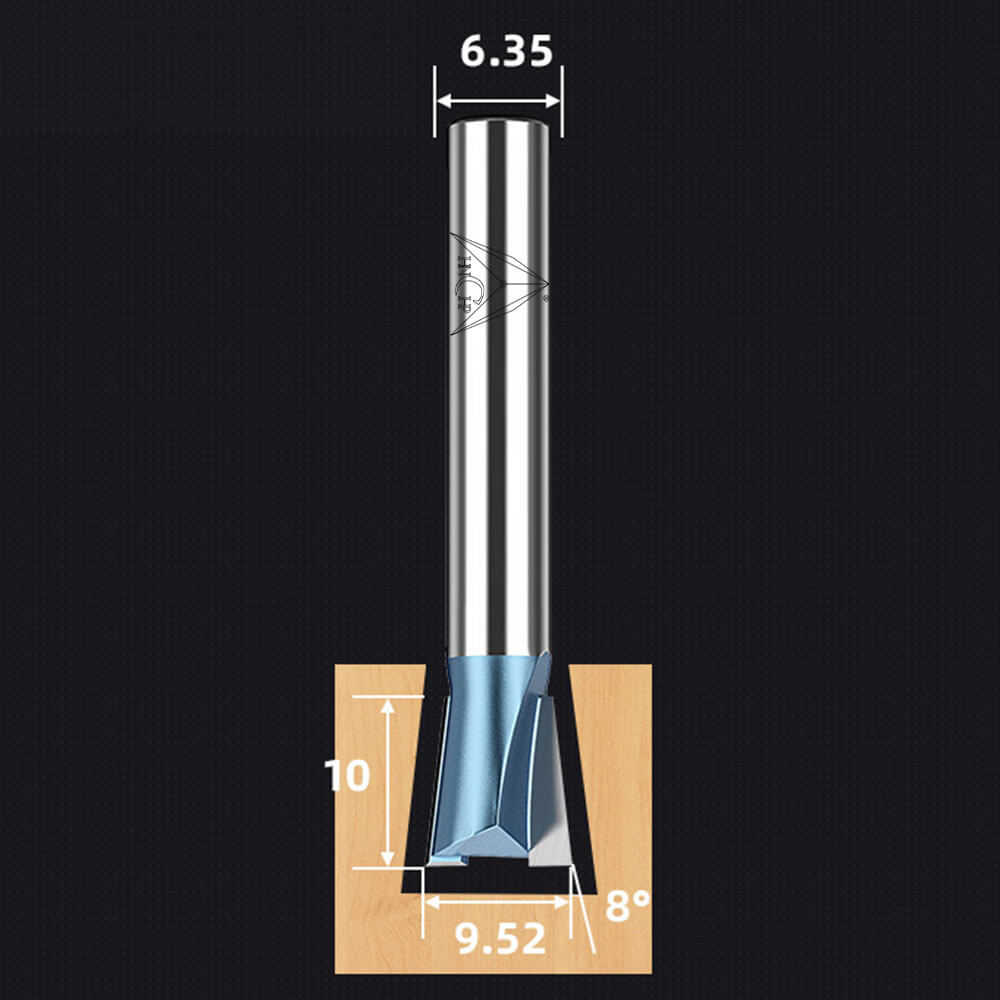 CHP0303 - Dovetail Router Bit (Industrial Grade)