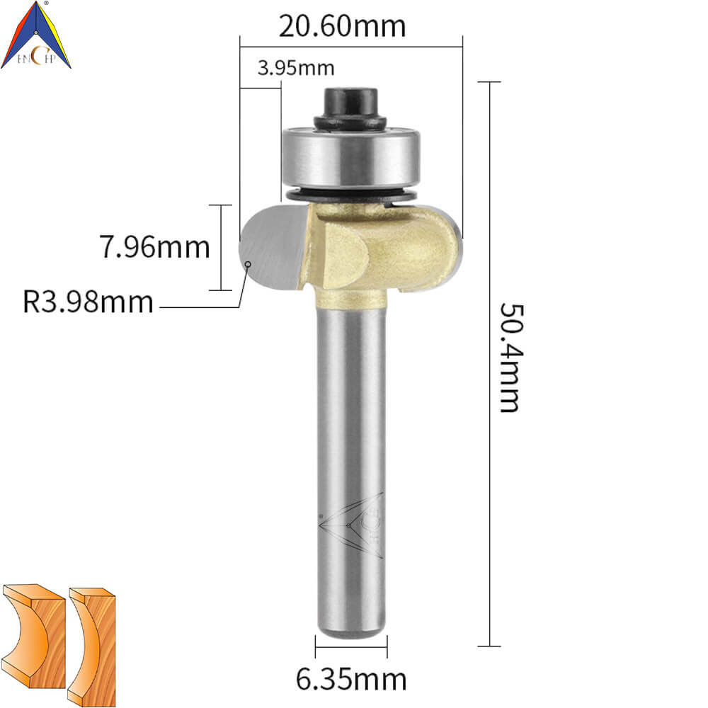 CHP1504 - Side Finger Nail Type Router Bit