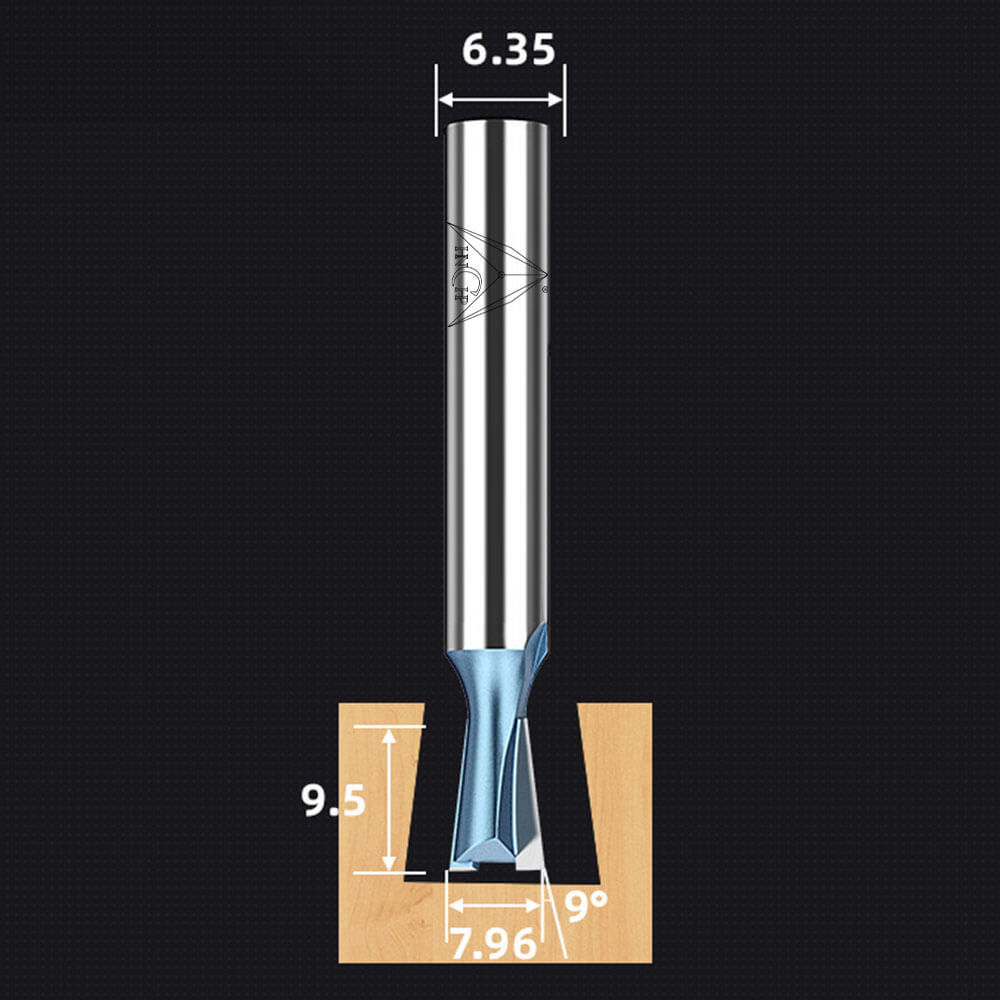 CHP0303 - Dovetail Router Bit (Industrial Grade)
