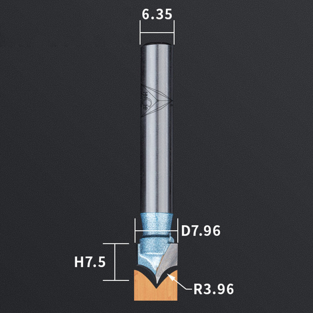 CHP0405 - Carving Router Bit (Industrial Grade)