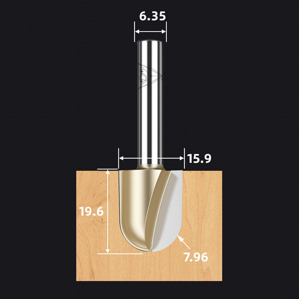 CHP0504 - Round Nose Router Bit