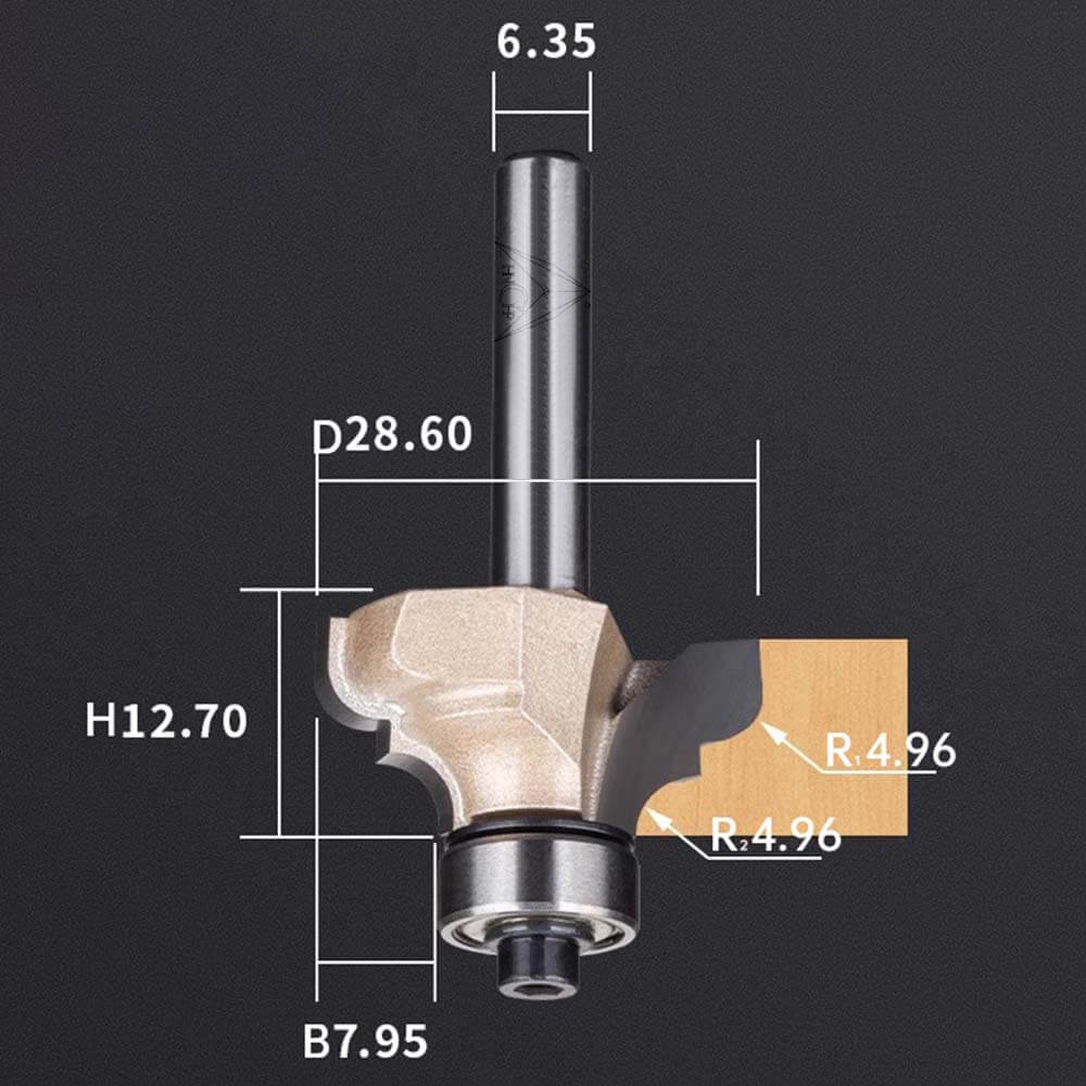 CHP0807 - Classical Ogee Molding Router Bit (Industrial Grade)