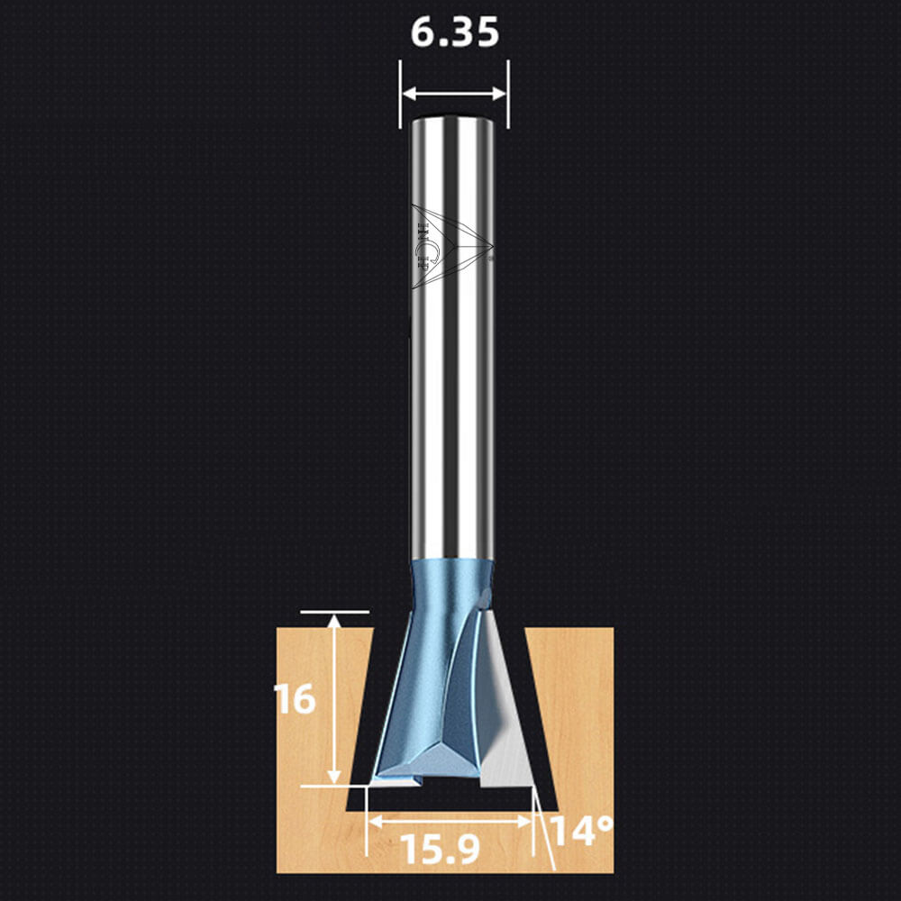 CHP0303 - Dovetail Router Bit (Industrial Grade)