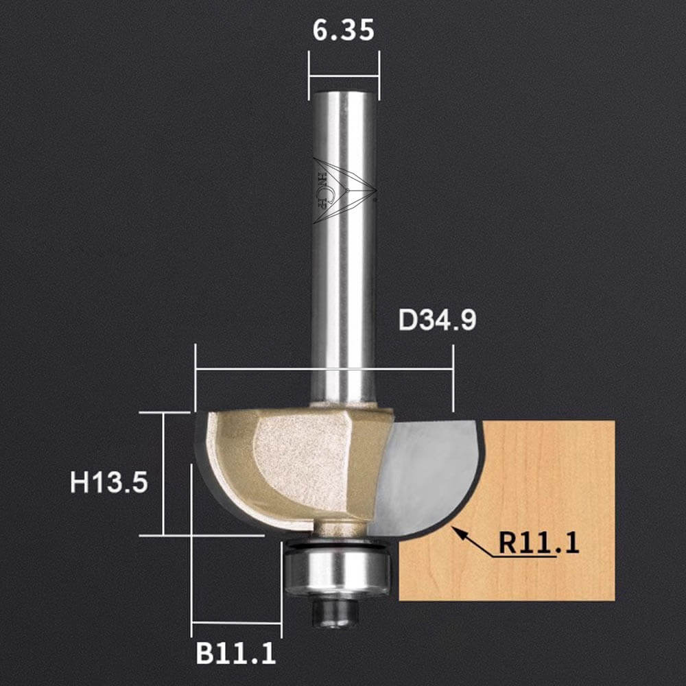 CHP0702 - Cove Router Bit (Professional Grade)