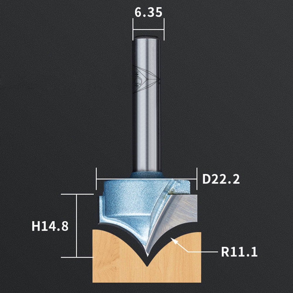 CHP0405 - Carving Router Bit (Industrial Grade)