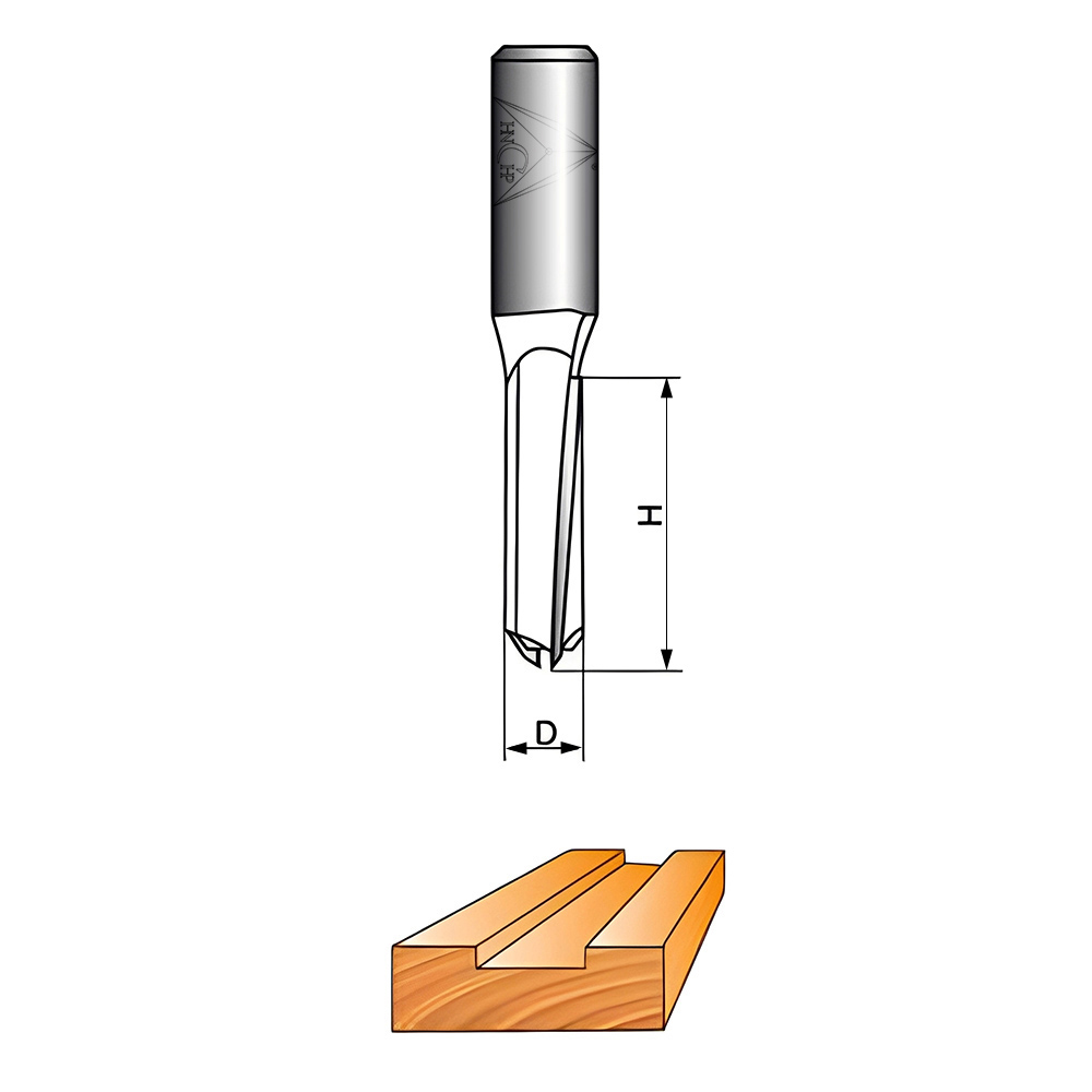 CHP0105 - 3° Straight Router Bit