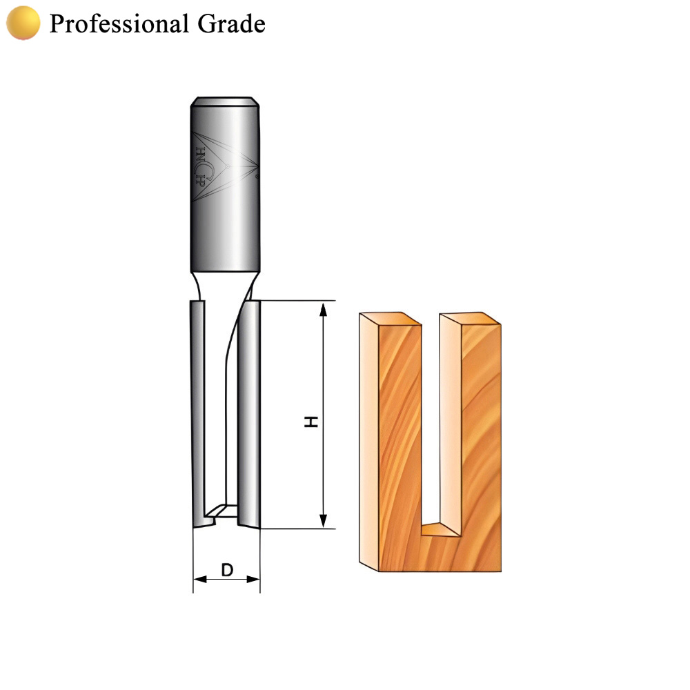 CHP0103 - Long Blade Straight Router Bit (Professional Grade)