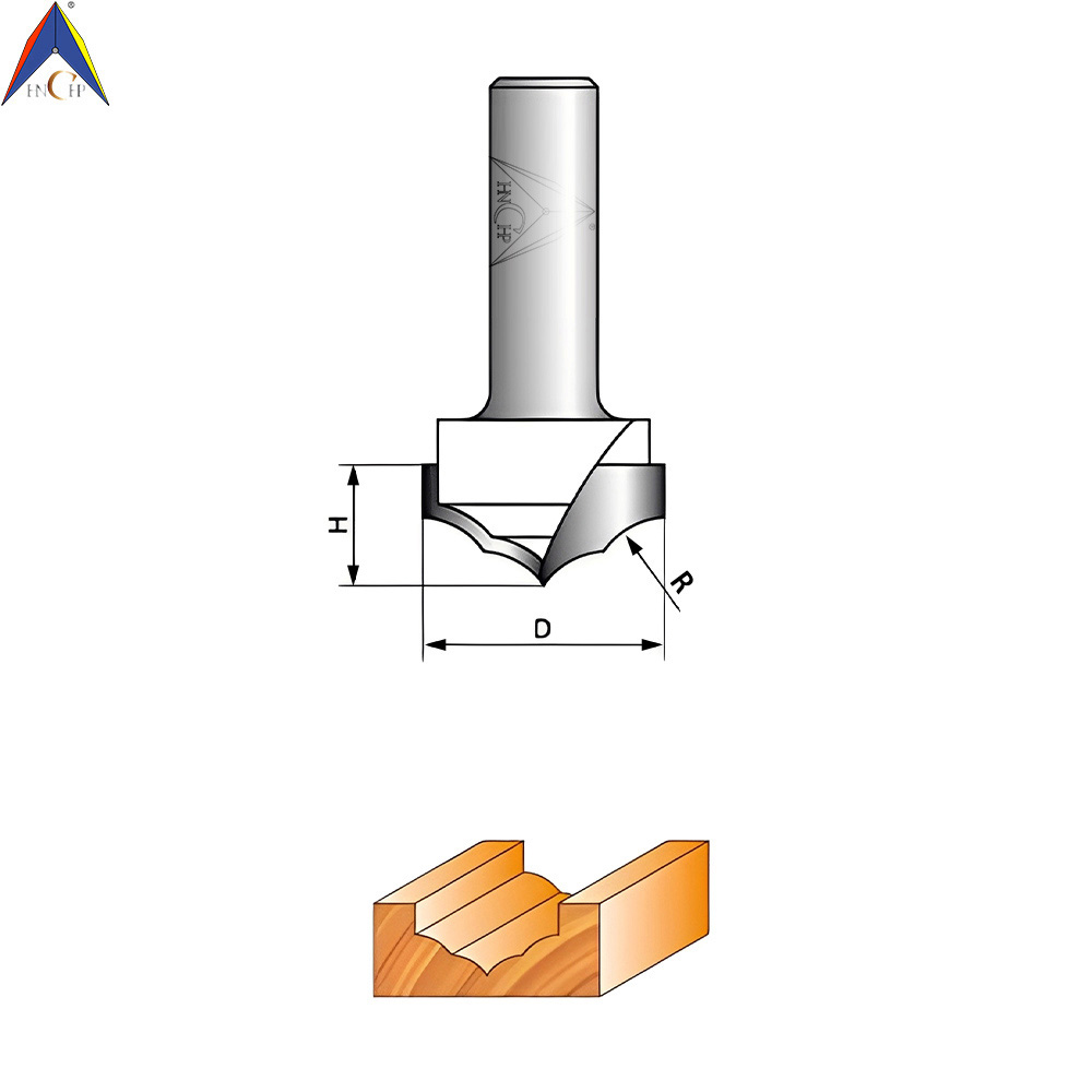 CHP0410 - Double Curve Router Bit