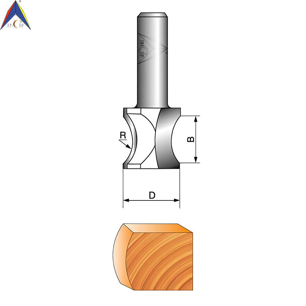 CHP0605 - Convex Edging Router Bit (Industrial Grade)