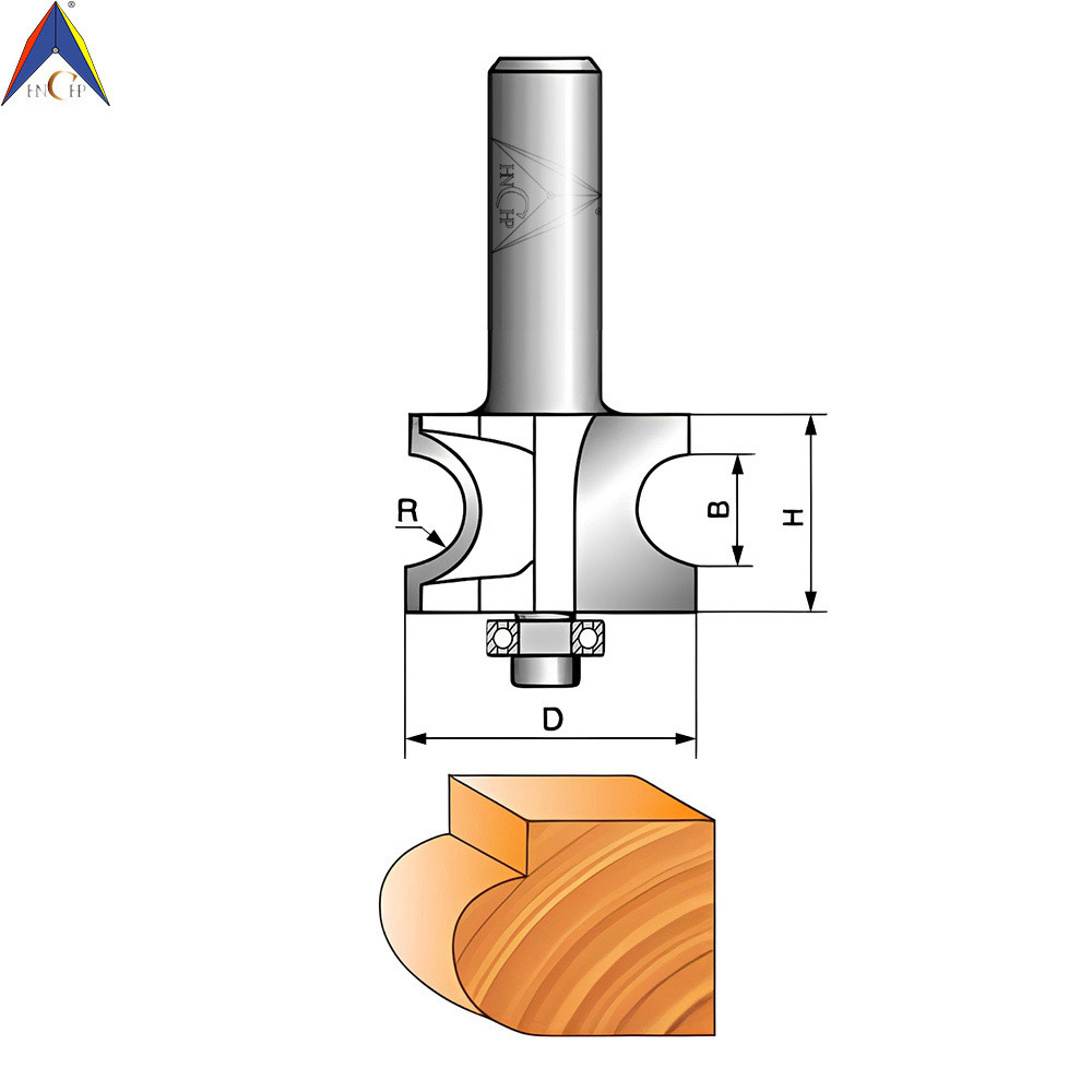CHP0607 - Bull Nose Radius Router Bit