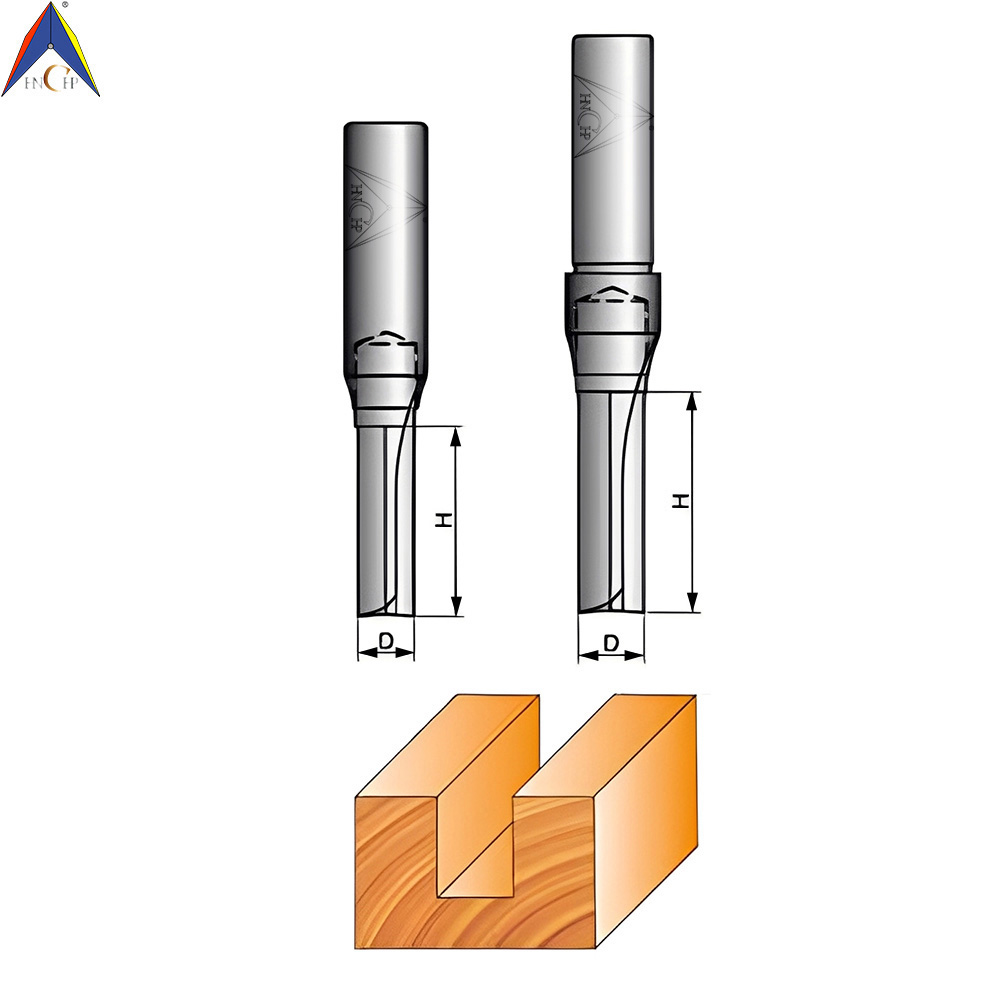 CHP0111 - Solid Carbide Straight Router Bit (Steel Shank)