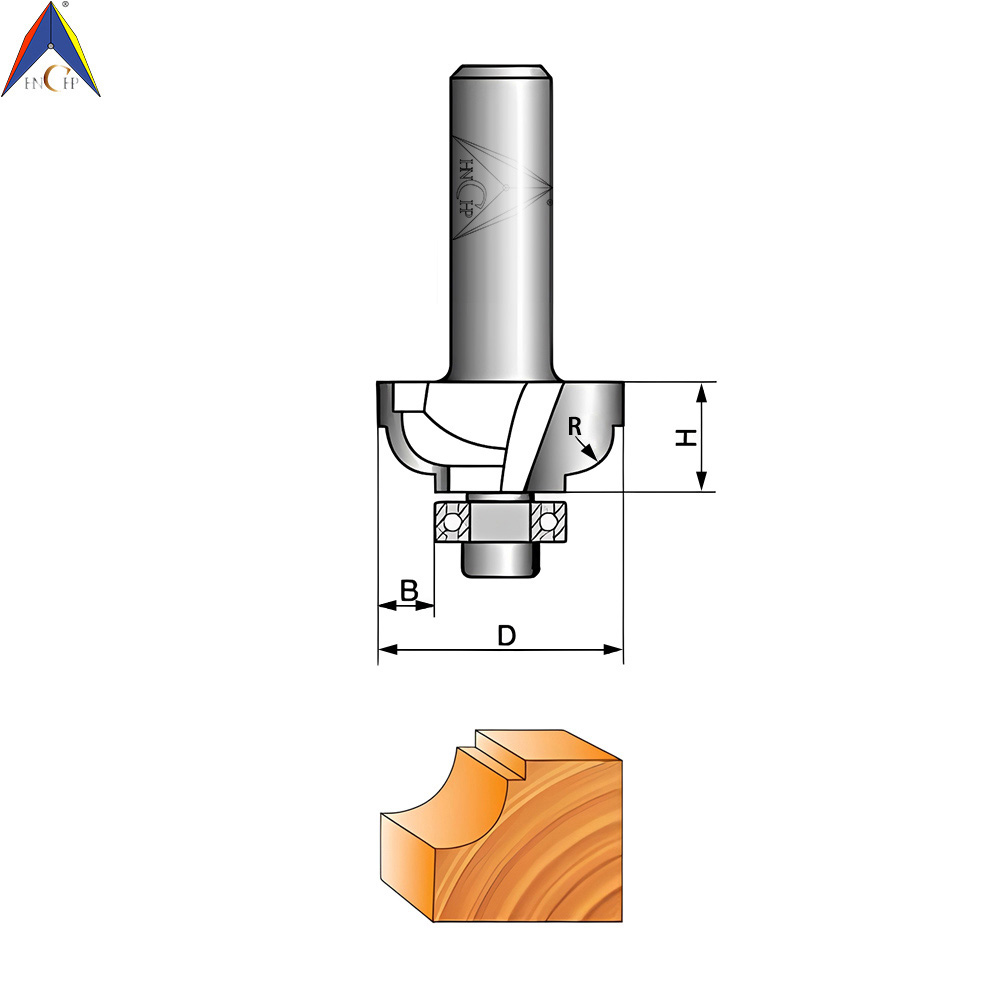 CHP0705 - Flat Ogee Router Bit