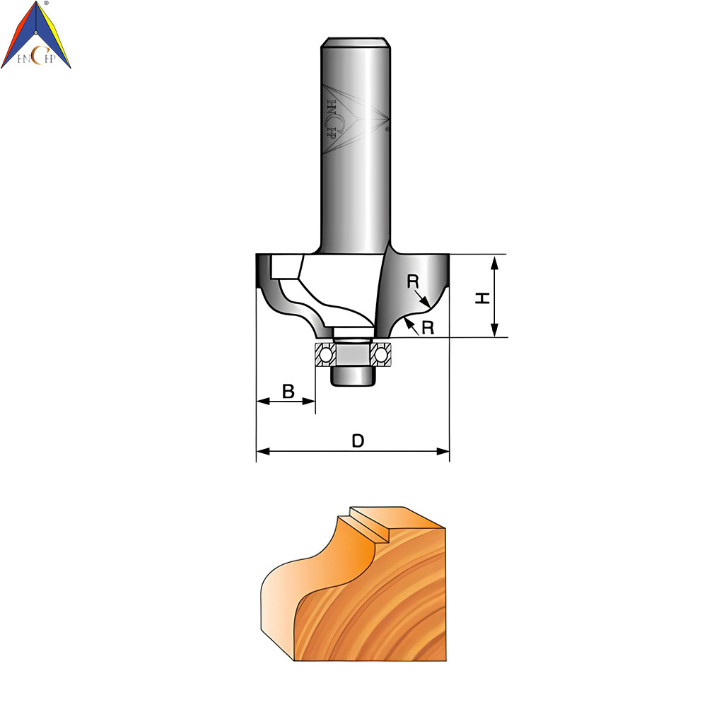 CHP0804 - Classical Ogee Molding Router Bit