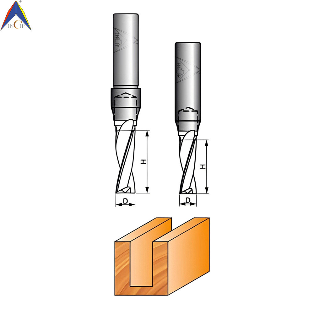 CHP0111L - Solid Carbide Spiral Router Bit (Steel Shank)