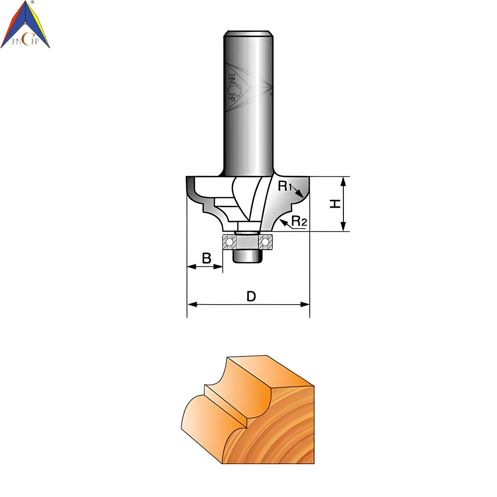 CHP0807 - Classical Ogee Molding Router Bit (Professional Grade)