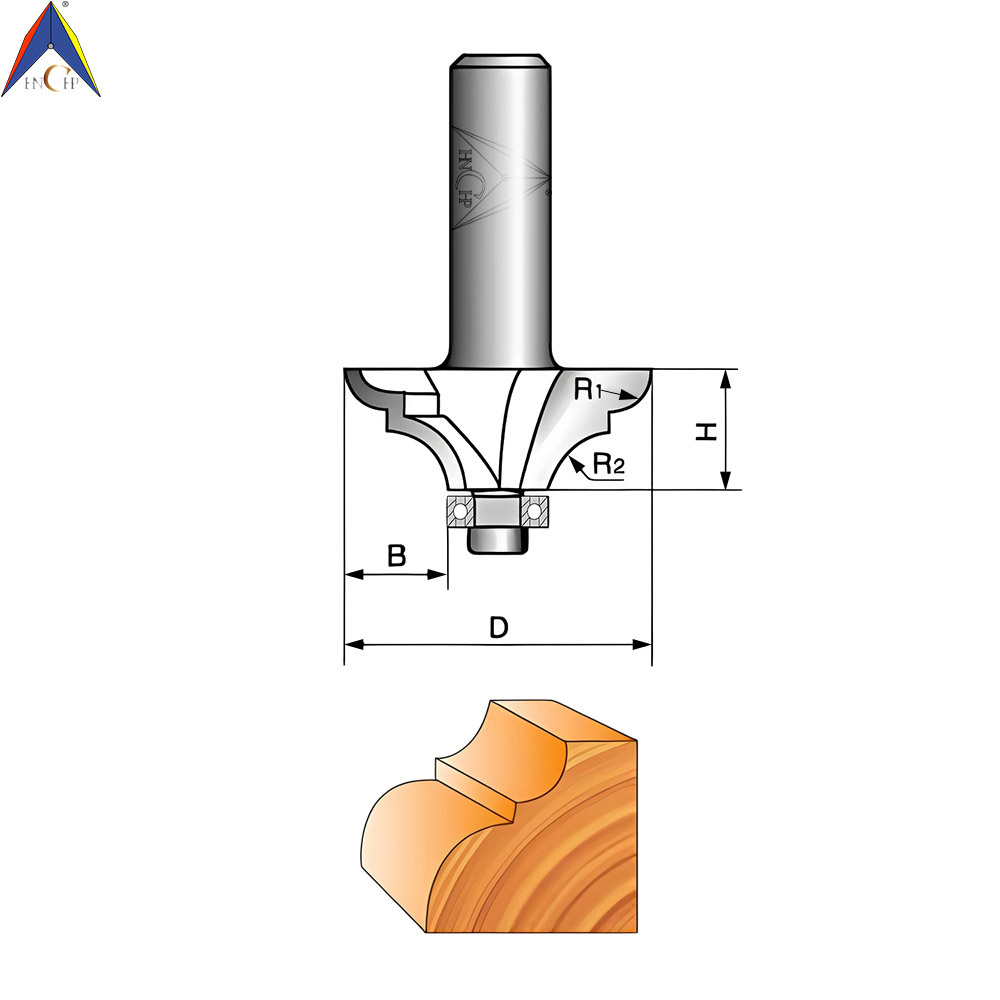 CHP0808 - Classical Ogee Molding Router Bit