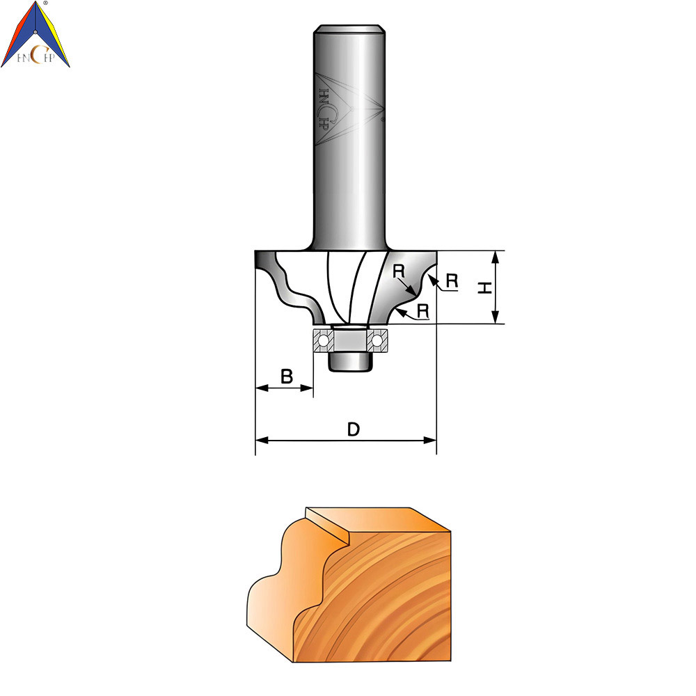 CHP0810 - Wavy Edge Router Bit