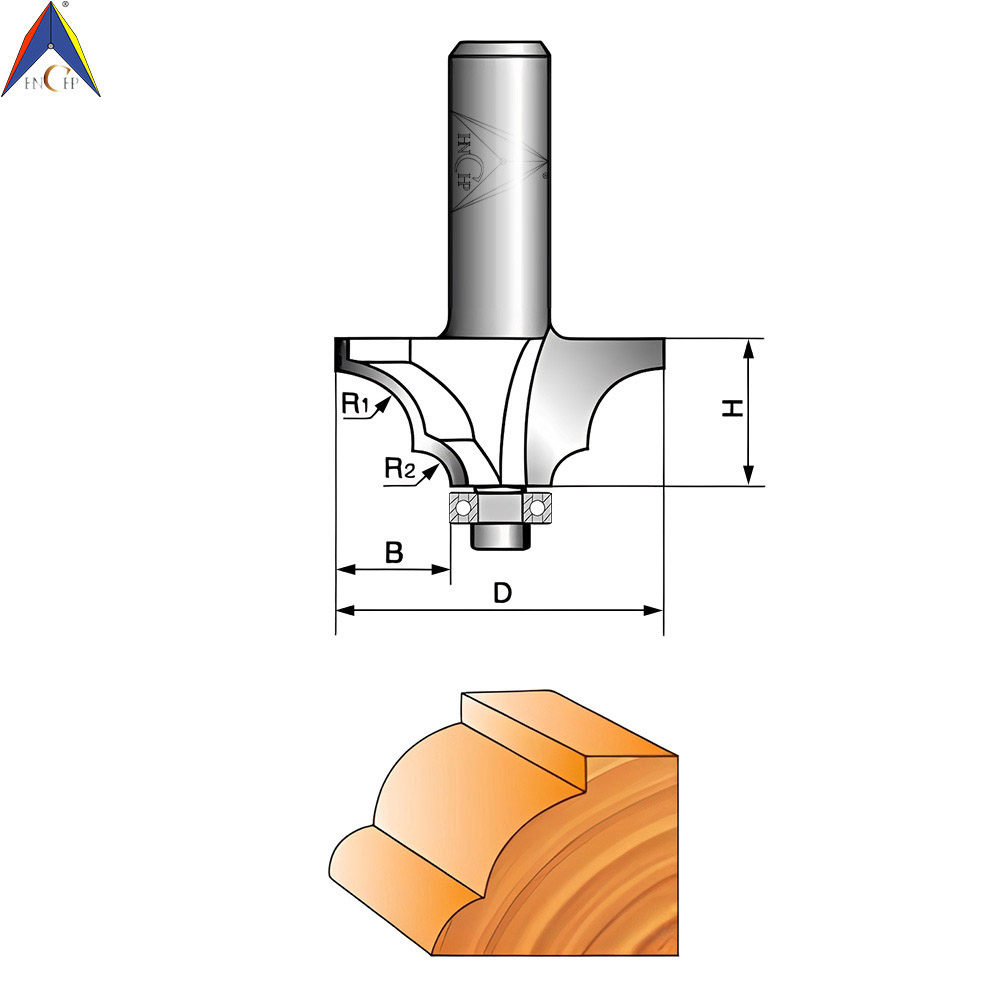 CHP0812 - Classical Ogee Molding Router Bit