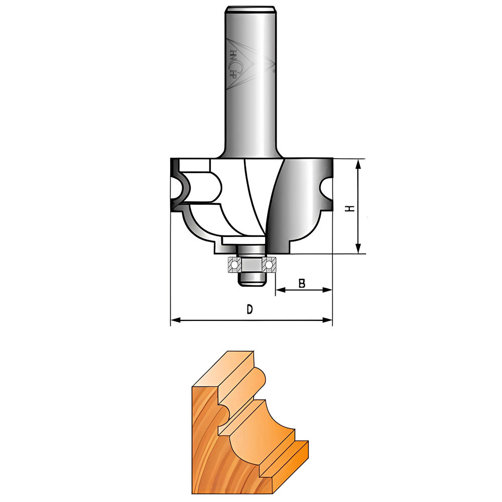 CHP0817 - Molding Router Bit